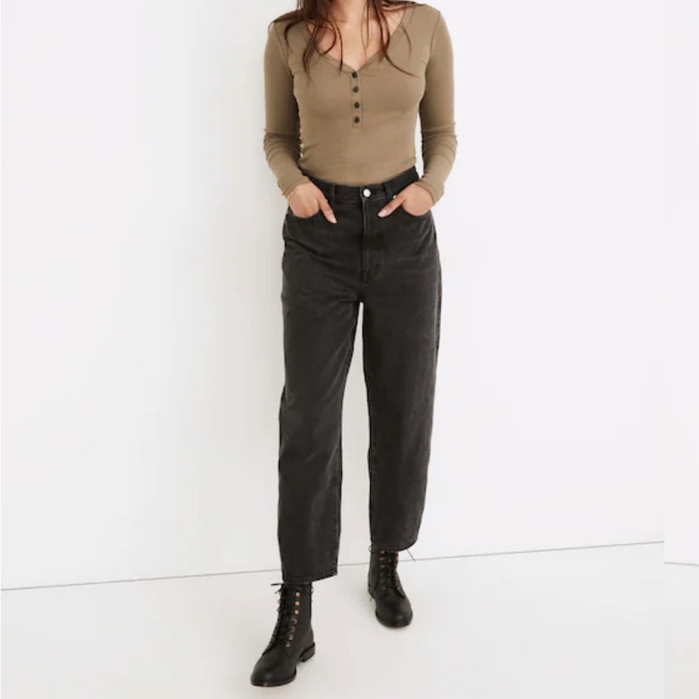 Madewell Balloon Jeans in Noll Wash